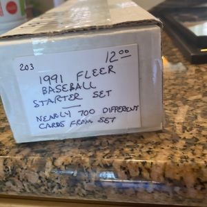 1991 fleer baseball starter set
